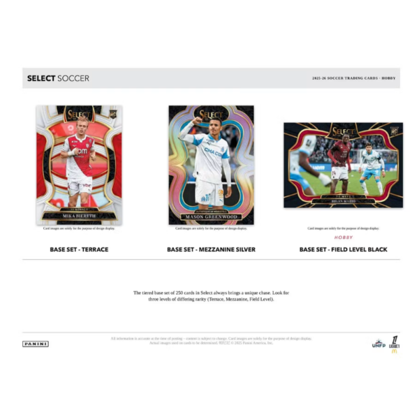 2025/26 Panini Select Ligue 1 Soccer H2 12 Box Case